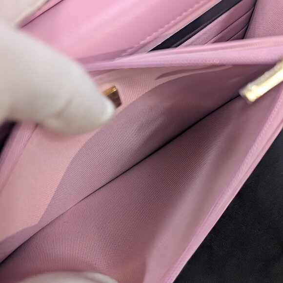 Chanel Classic Pink Wallet on Chain (WOC) Quilted Lambskin with Tonal Chain - Picture 11 of 14